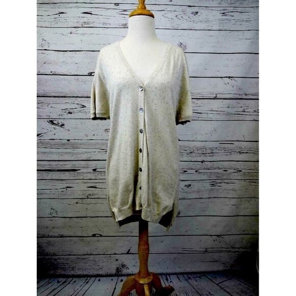 Sweater Project M Cream Blueberry Cardigan - Picture 1 of 4